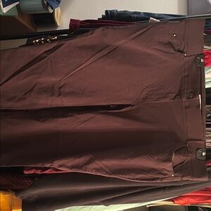 89th & Madison Deep Brown Straight Leg Pants